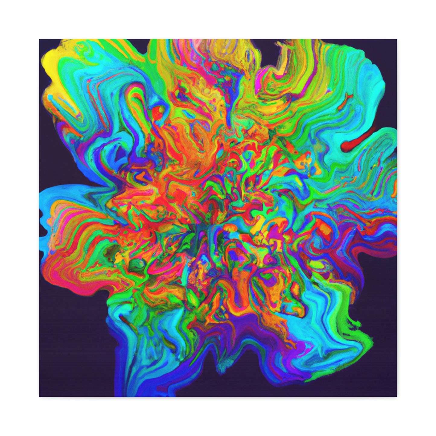 "Vivid Bloom" - Canvas