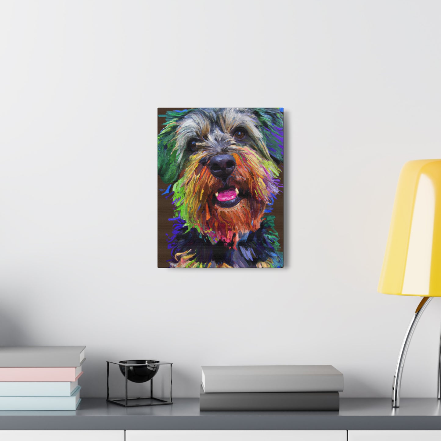 Canine Colorful. - Canvas