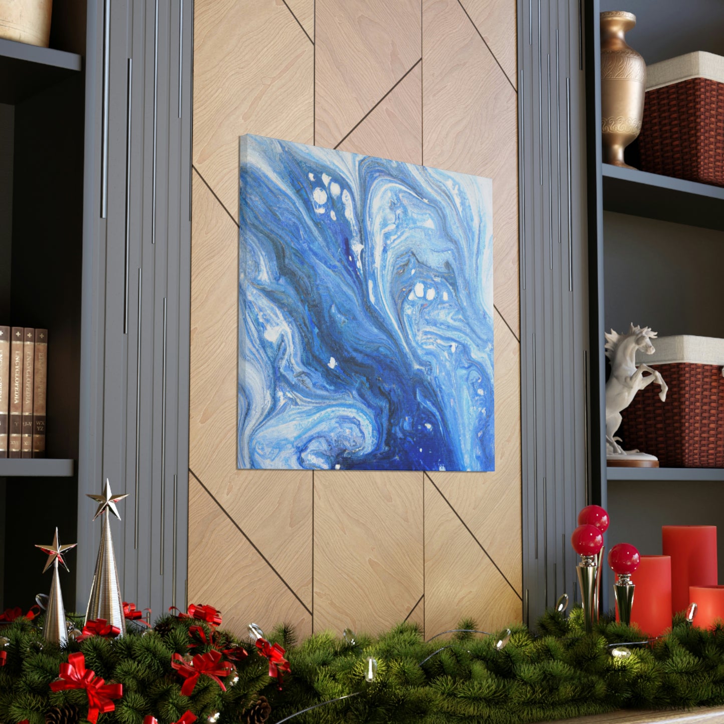 Cosmic Blue. - Canvas
