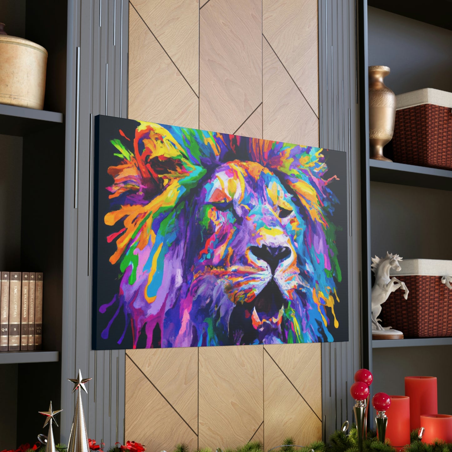 Lion Prismatic - Canvas