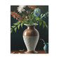 Fuschia Floral Finesse - Canvas