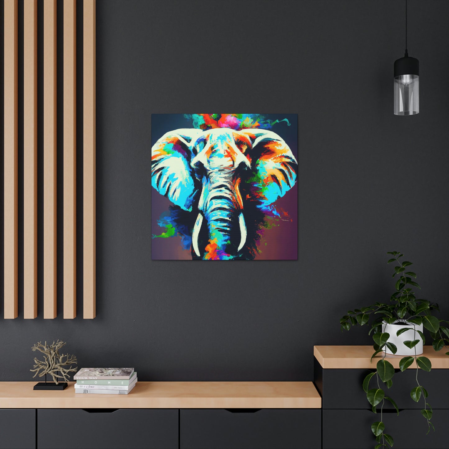 Rainbow Trunk. - Canvas