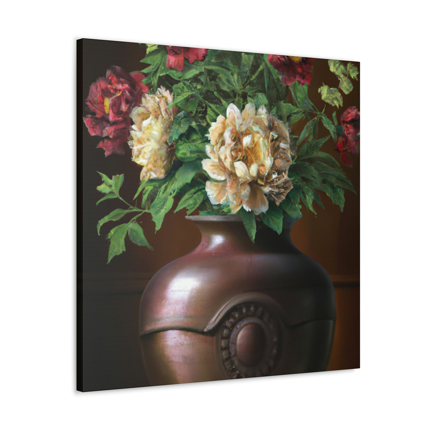 Vase Palette Flourish - Canvas