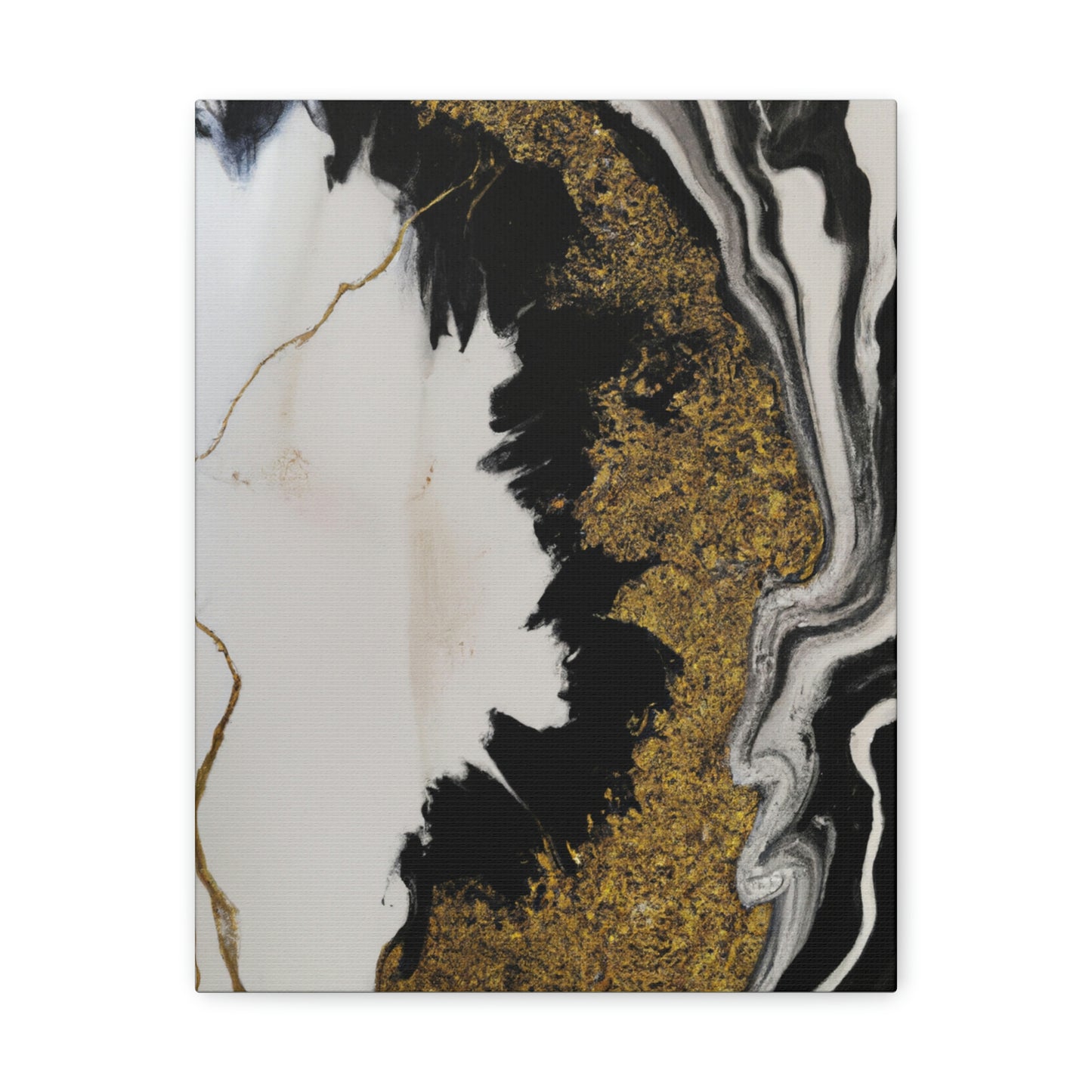 Golden Fusion Art - Canvas