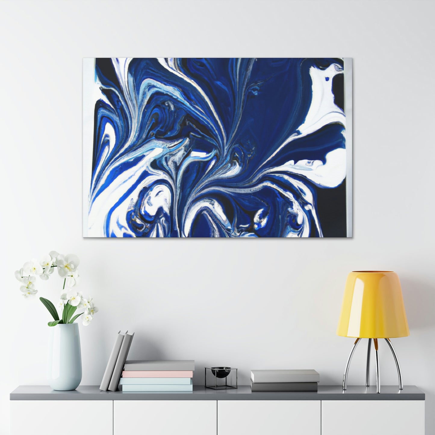 Blue Embrace. - Canvas