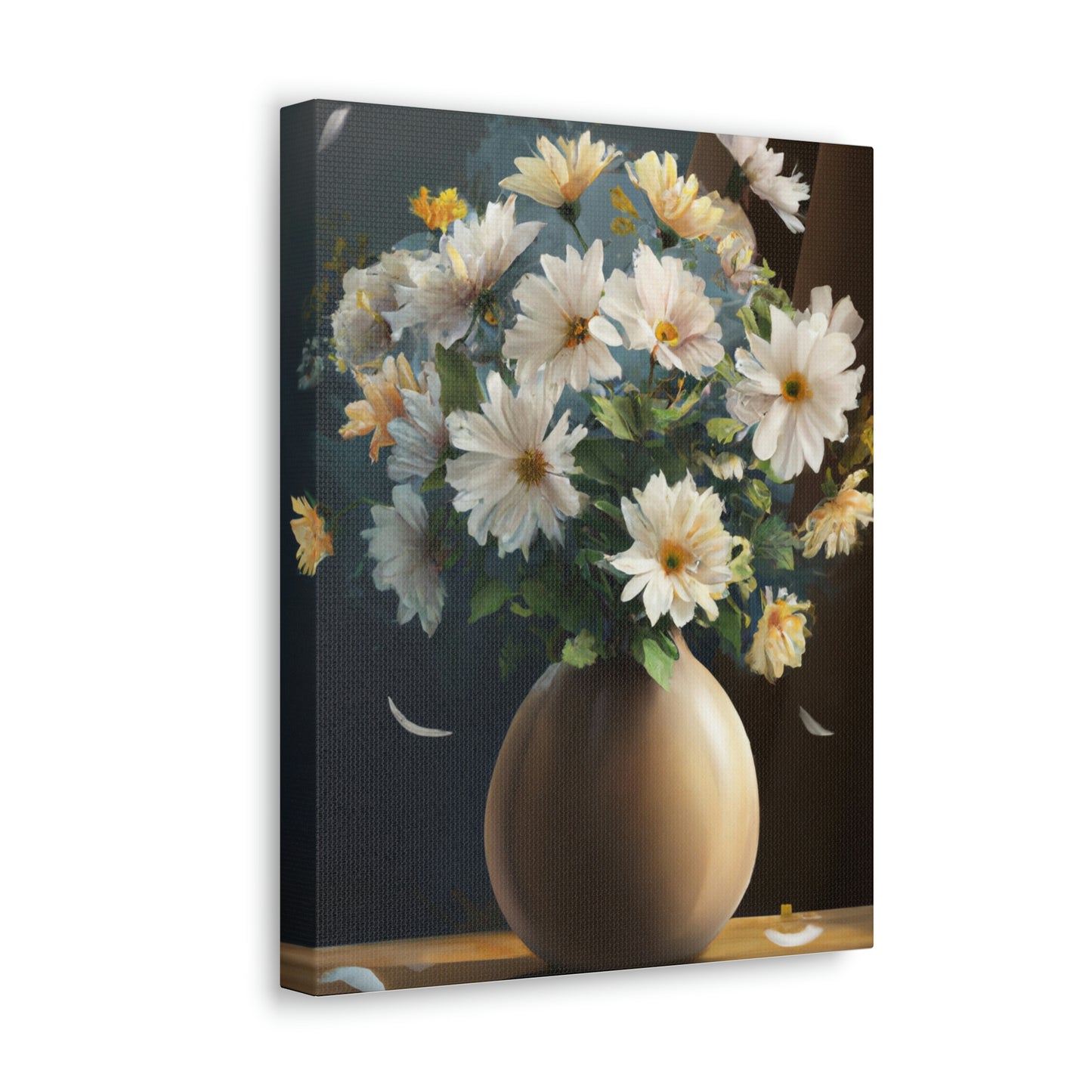 Vase Floral Splendor - Canvas