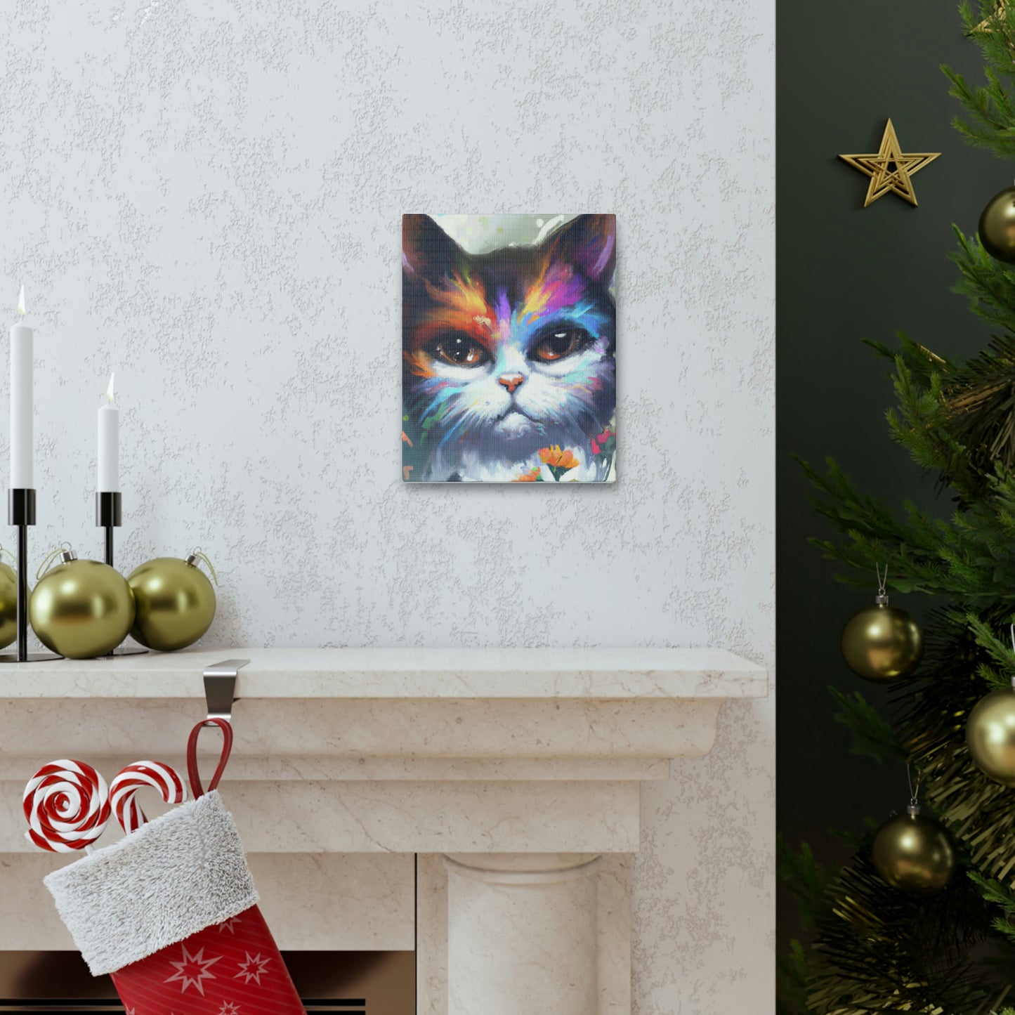"Dream Cat." - Canvas