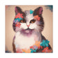Kitty Blooms - Canvas