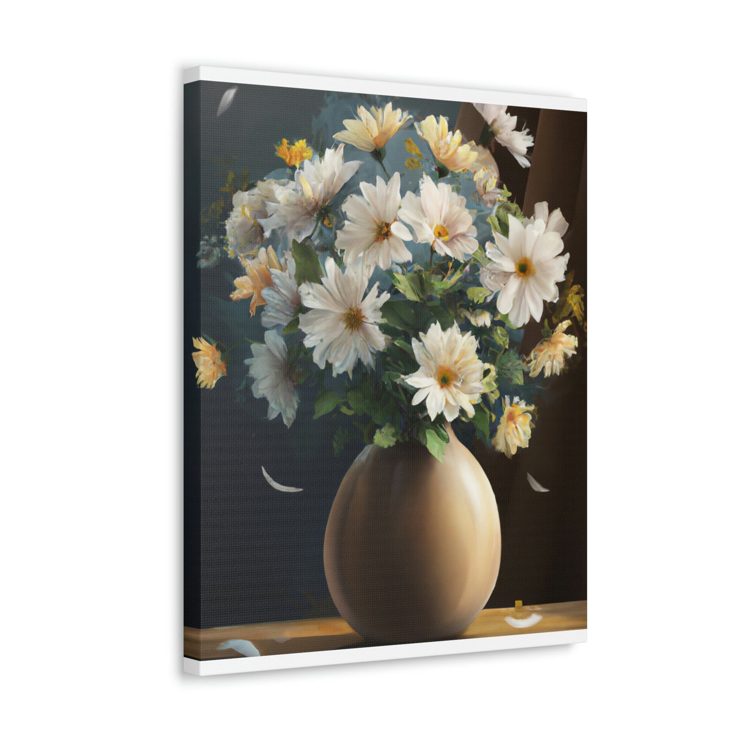 Vase Floral Splendor - Canvas