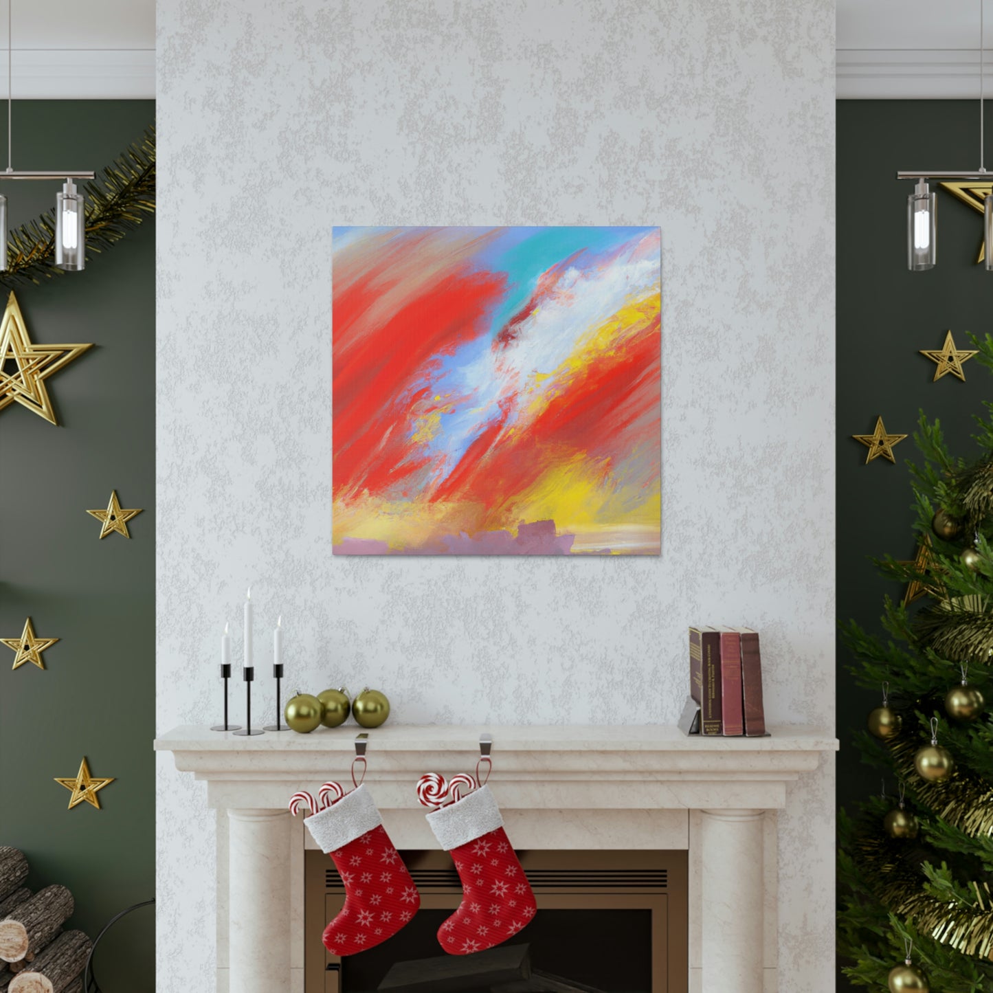 Brush Burst. - Canvas