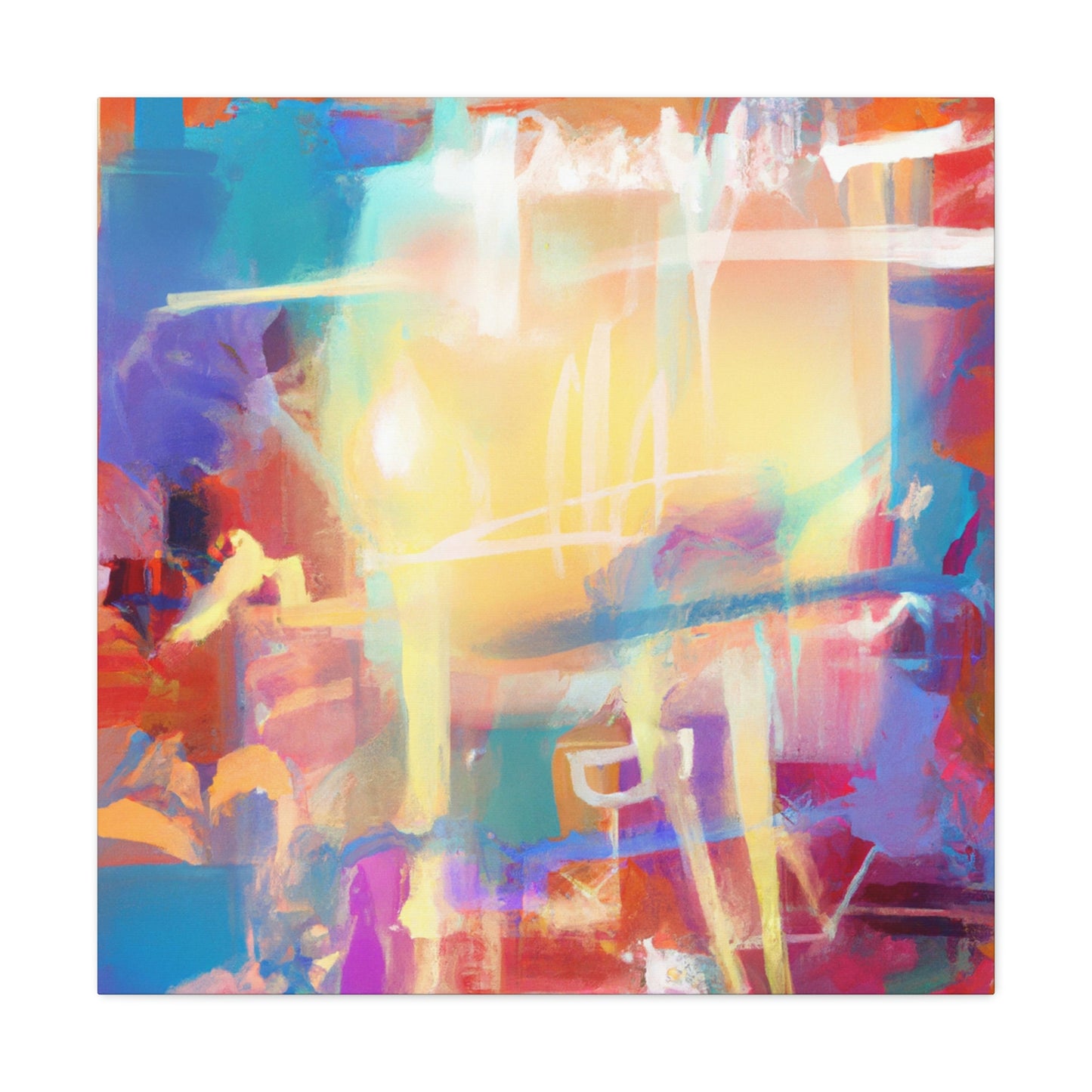 Cosmic Bloom. - Canvas