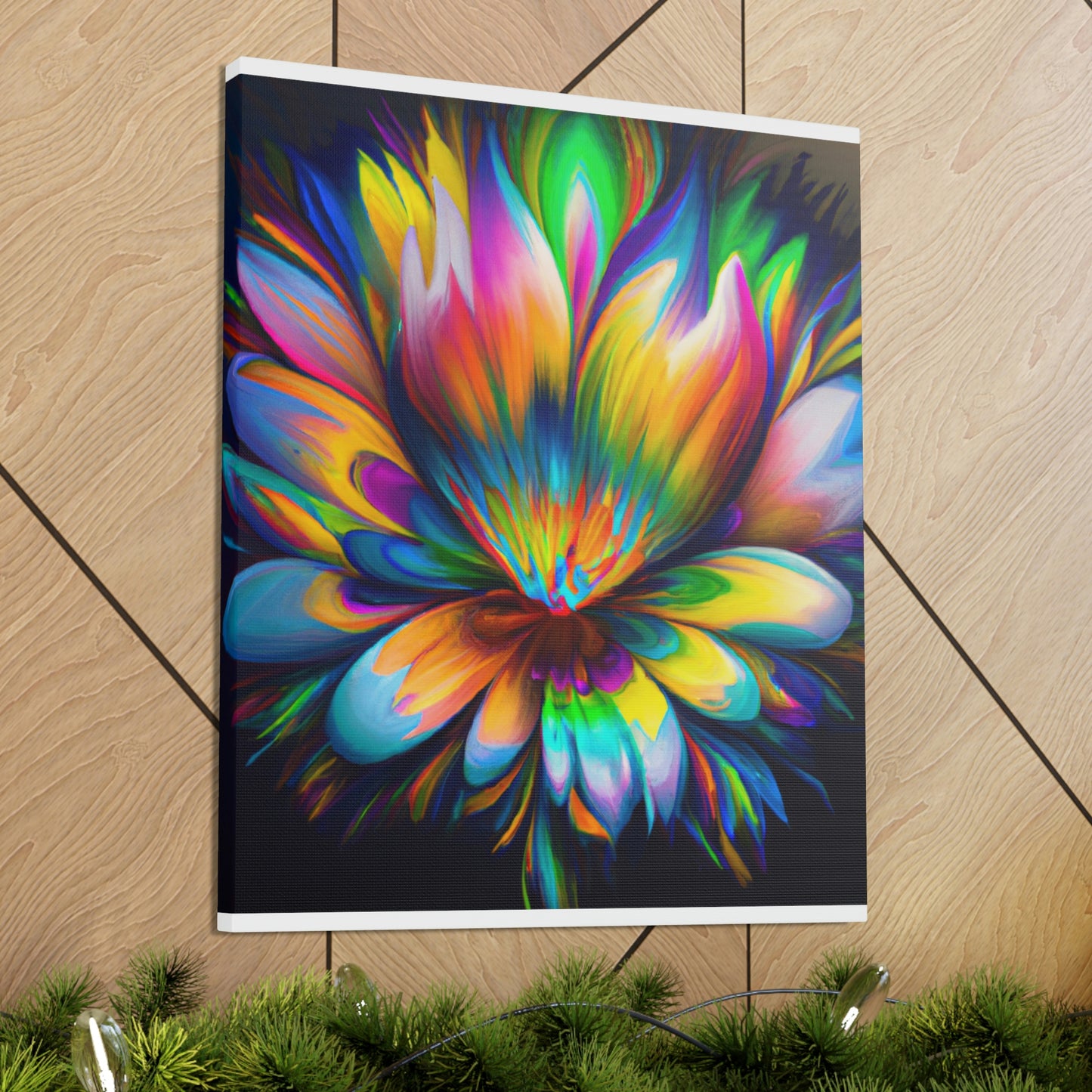 "Psychedelic Bloom" - Canvas