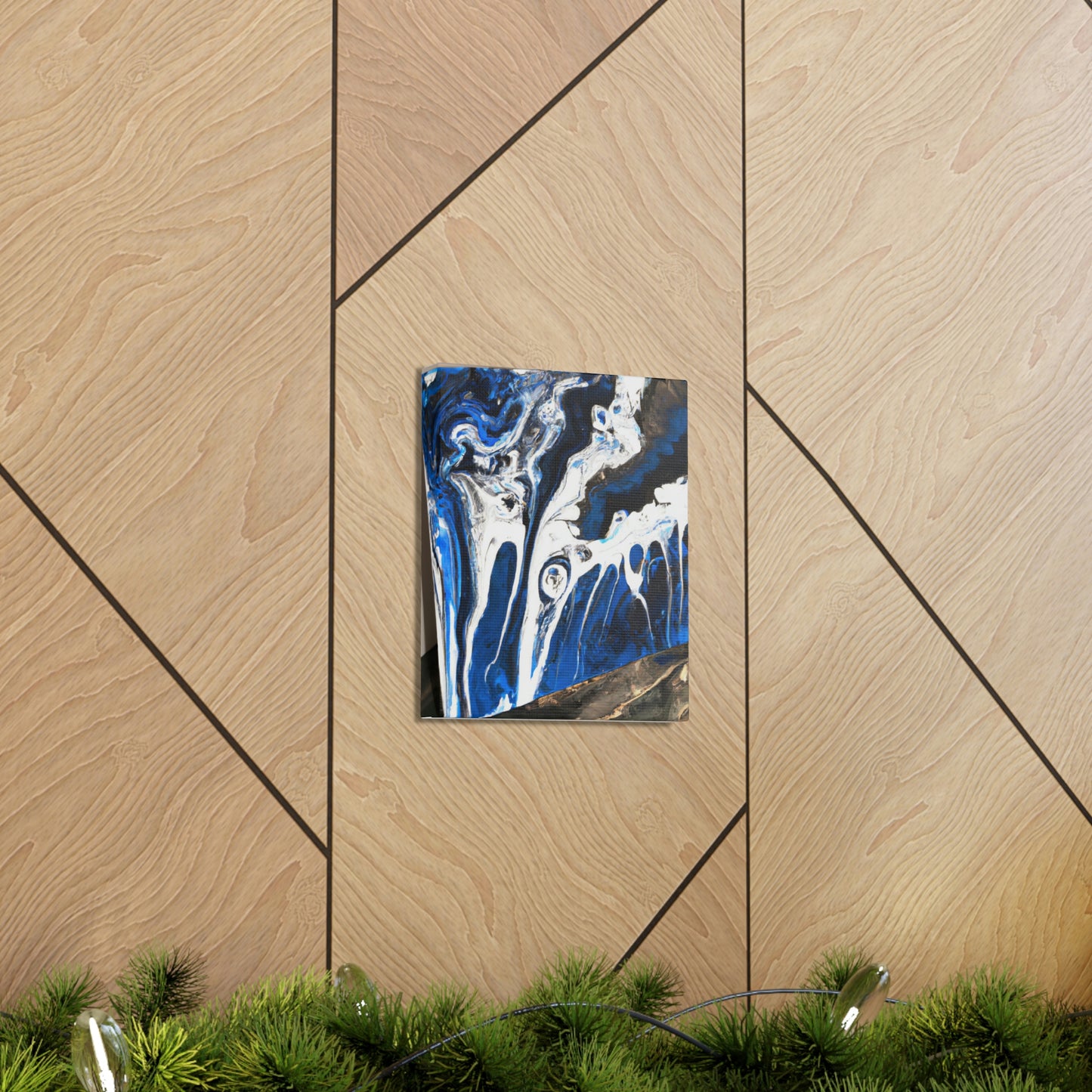 Blue Brilliance. - Canvas