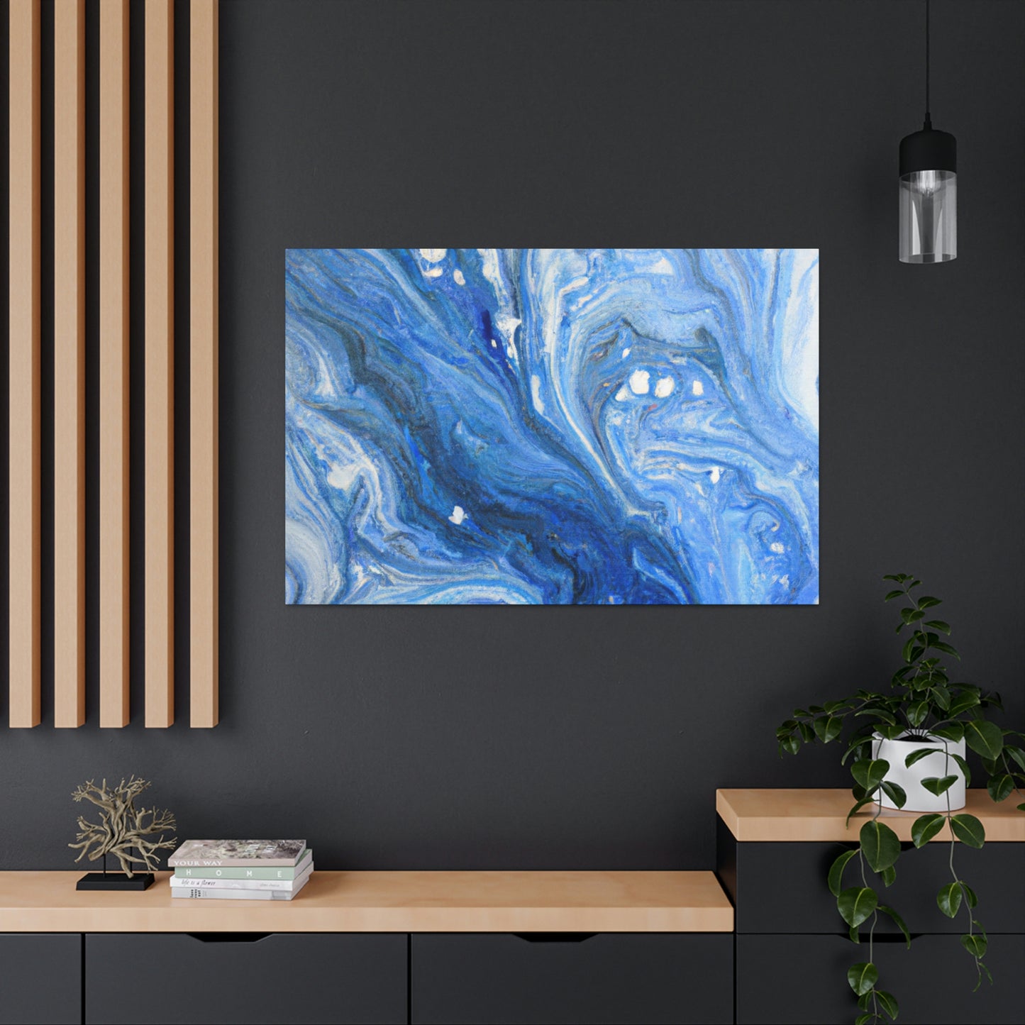Cosmic Blue. - Canvas
