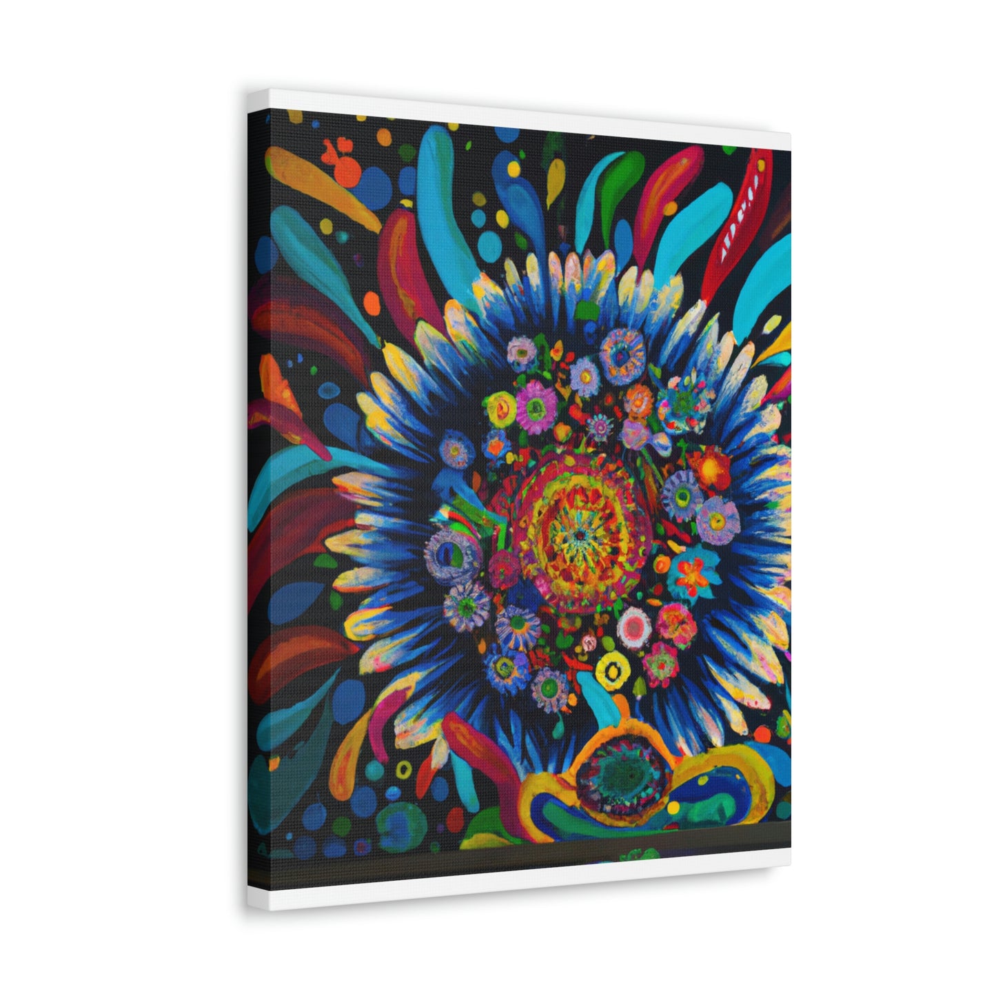 Vibrant Bloom. - Canvas