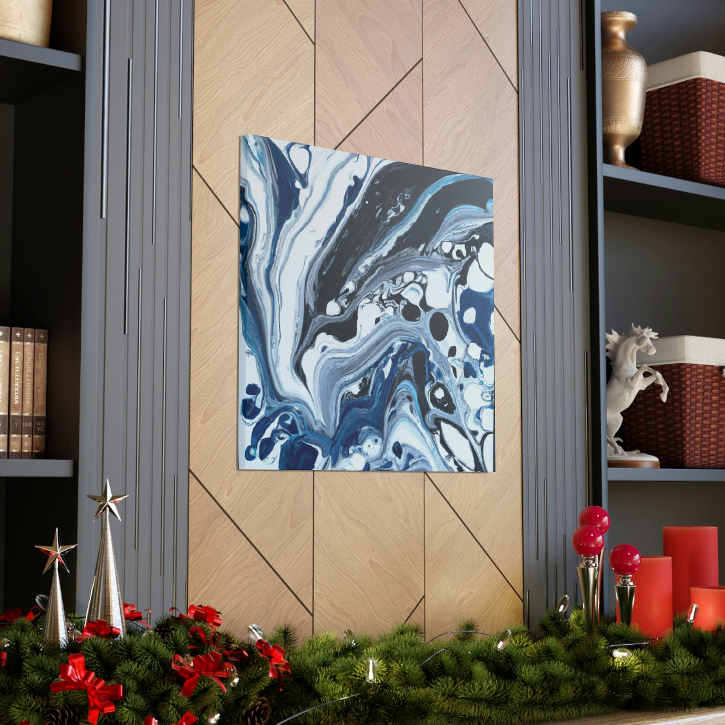 Blue Reflection. - Canvas