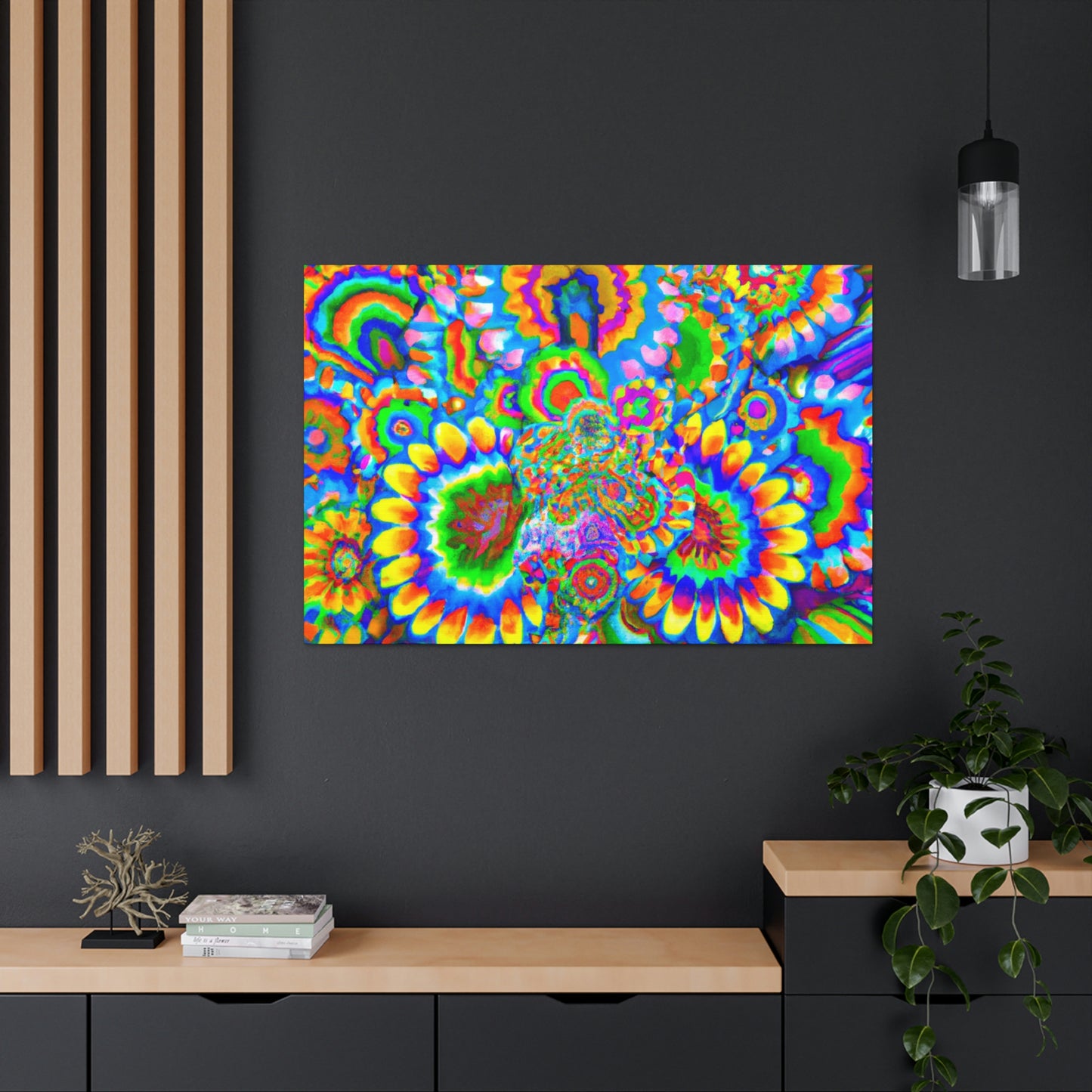 "Trippy Bloom" - Canvas