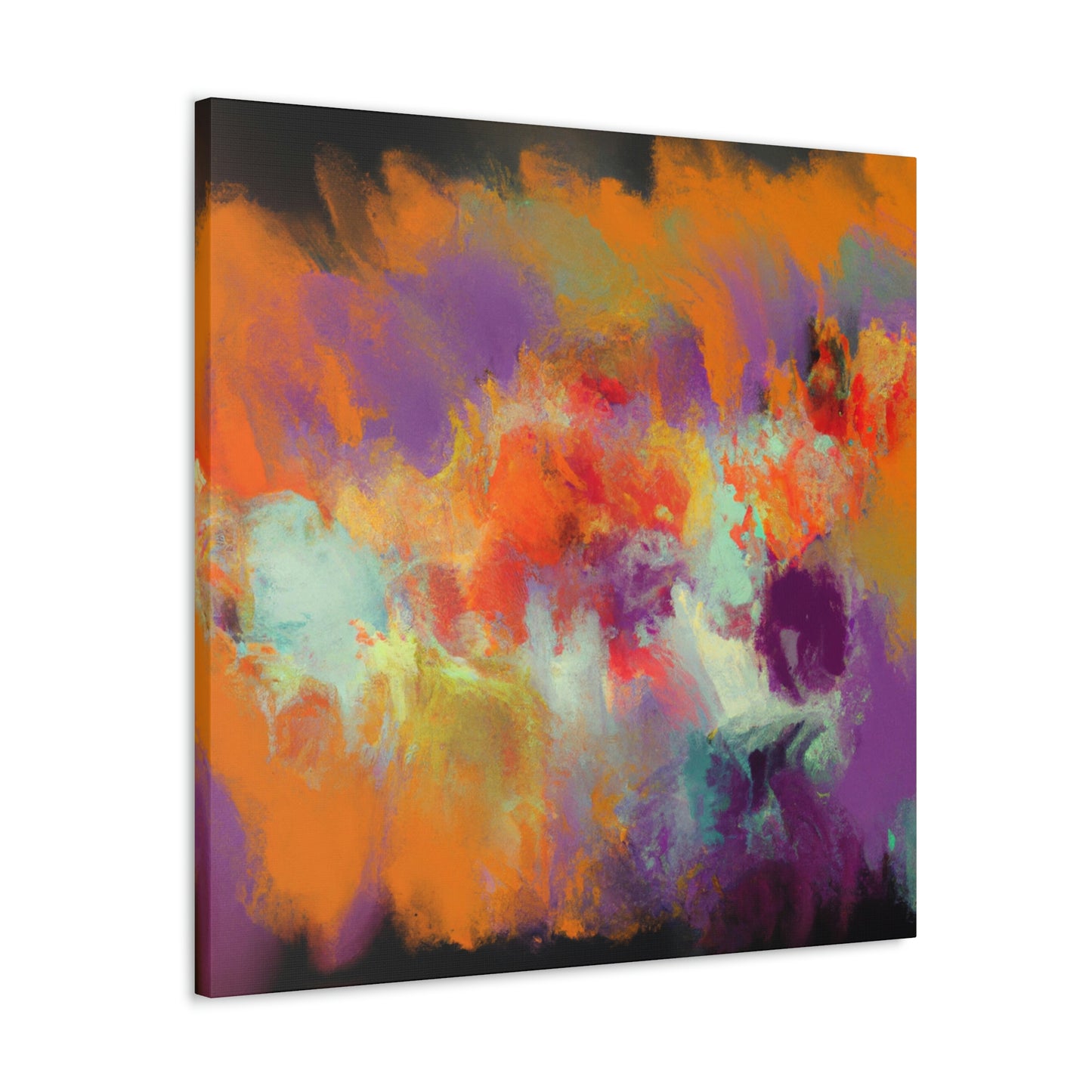 Coral Sparkle. - Canvas