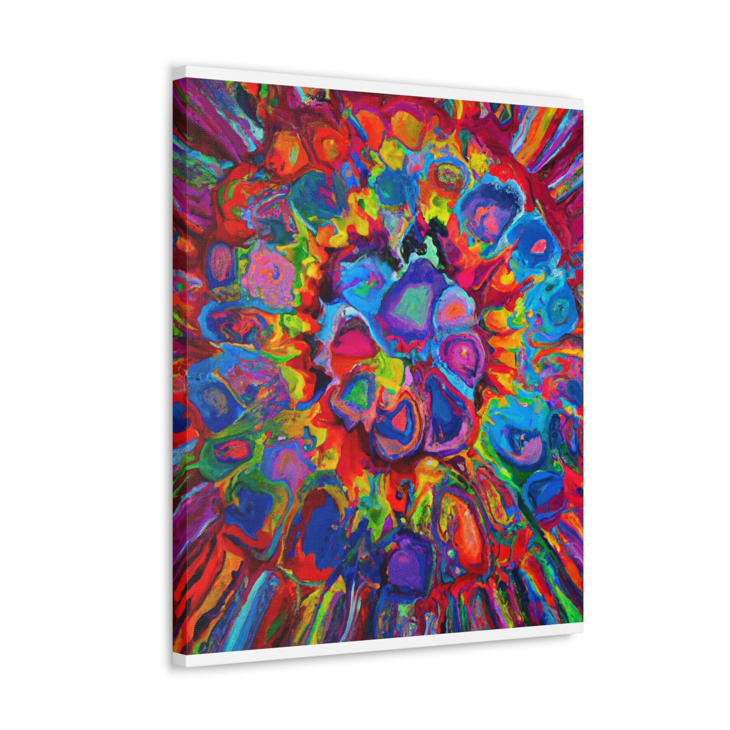 Trippy Floral. - Canvas