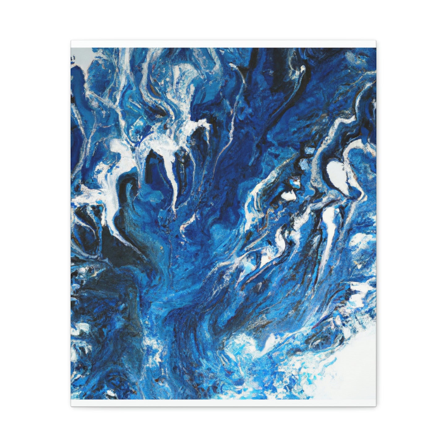 Aqua Tide. - Canvas