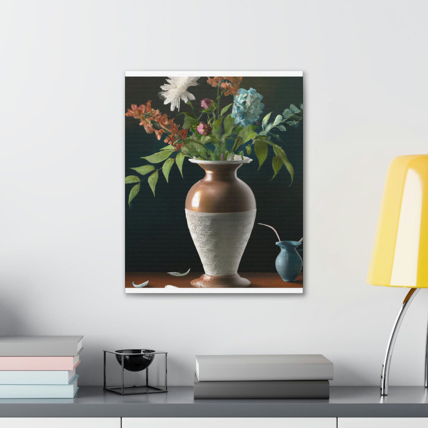 Fuschia Floral Finesse - Canvas
