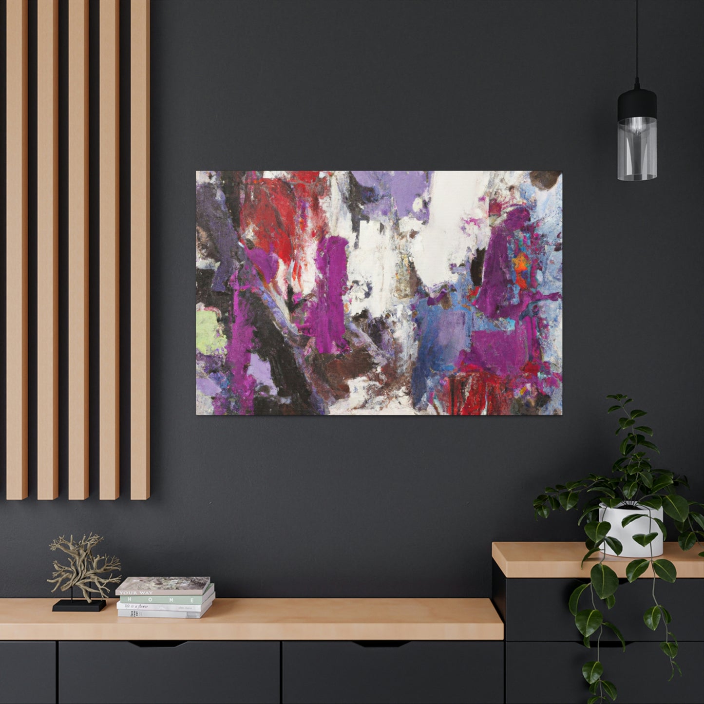 Neon Bloom. - Canvas
