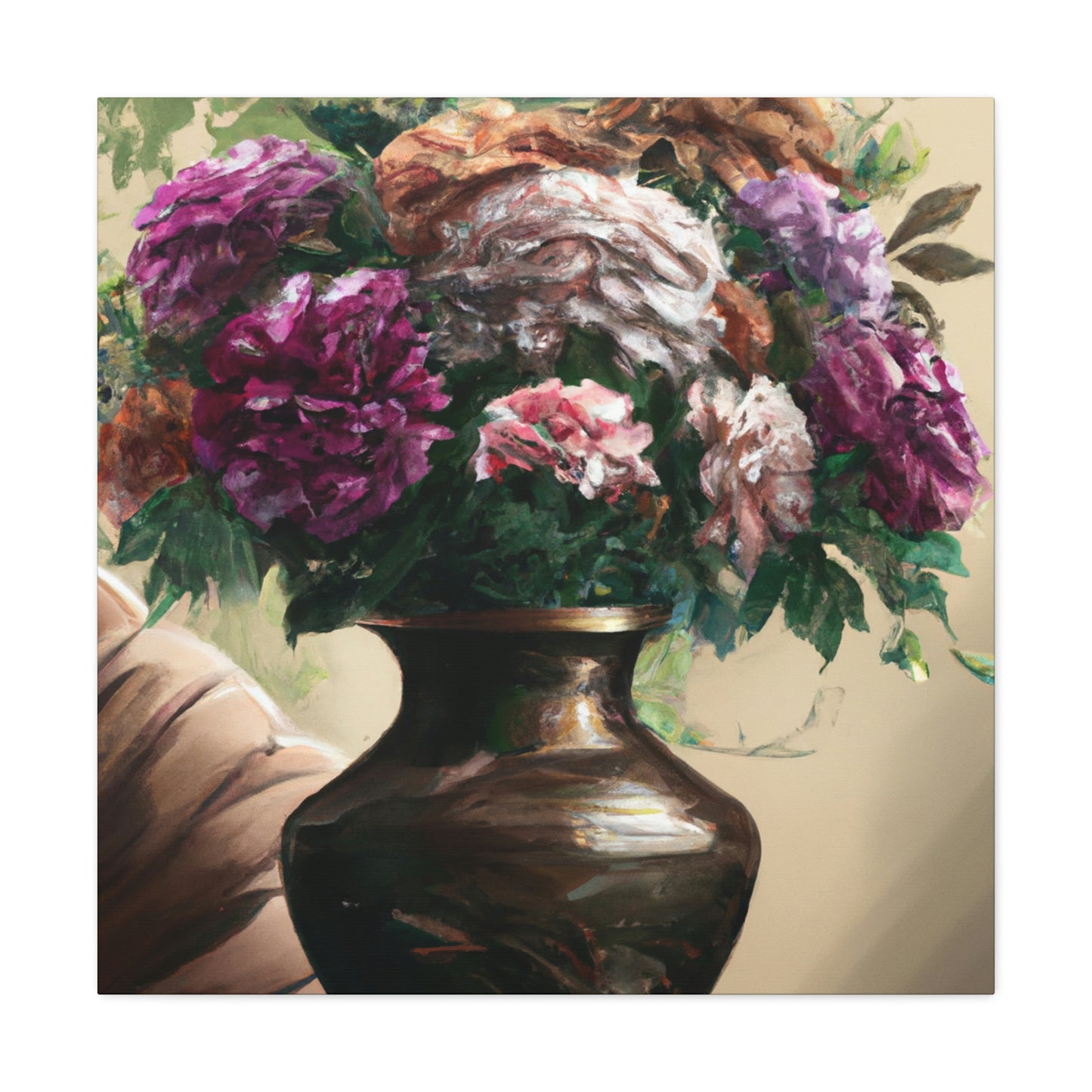 "Petal Palette Foliage". - Canvas