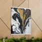 Golden Splatter Mosaic - Canvas