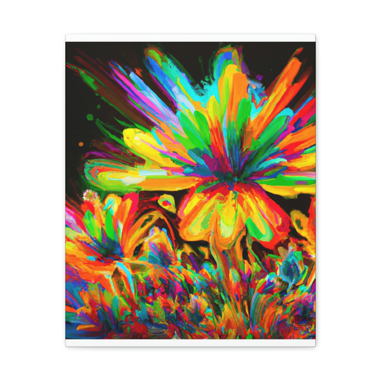 Vivid Bloom. - Canvas