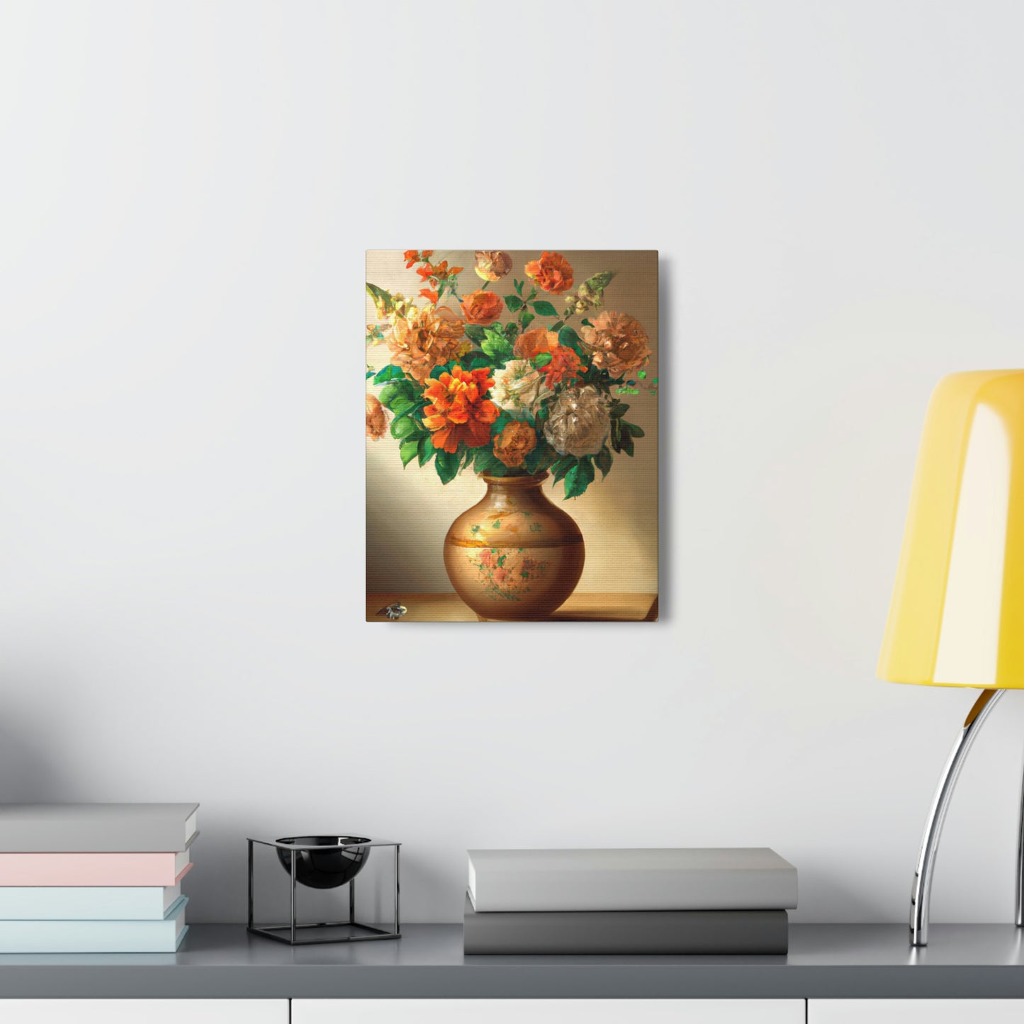 Floral Finesse Honed. - Canvas