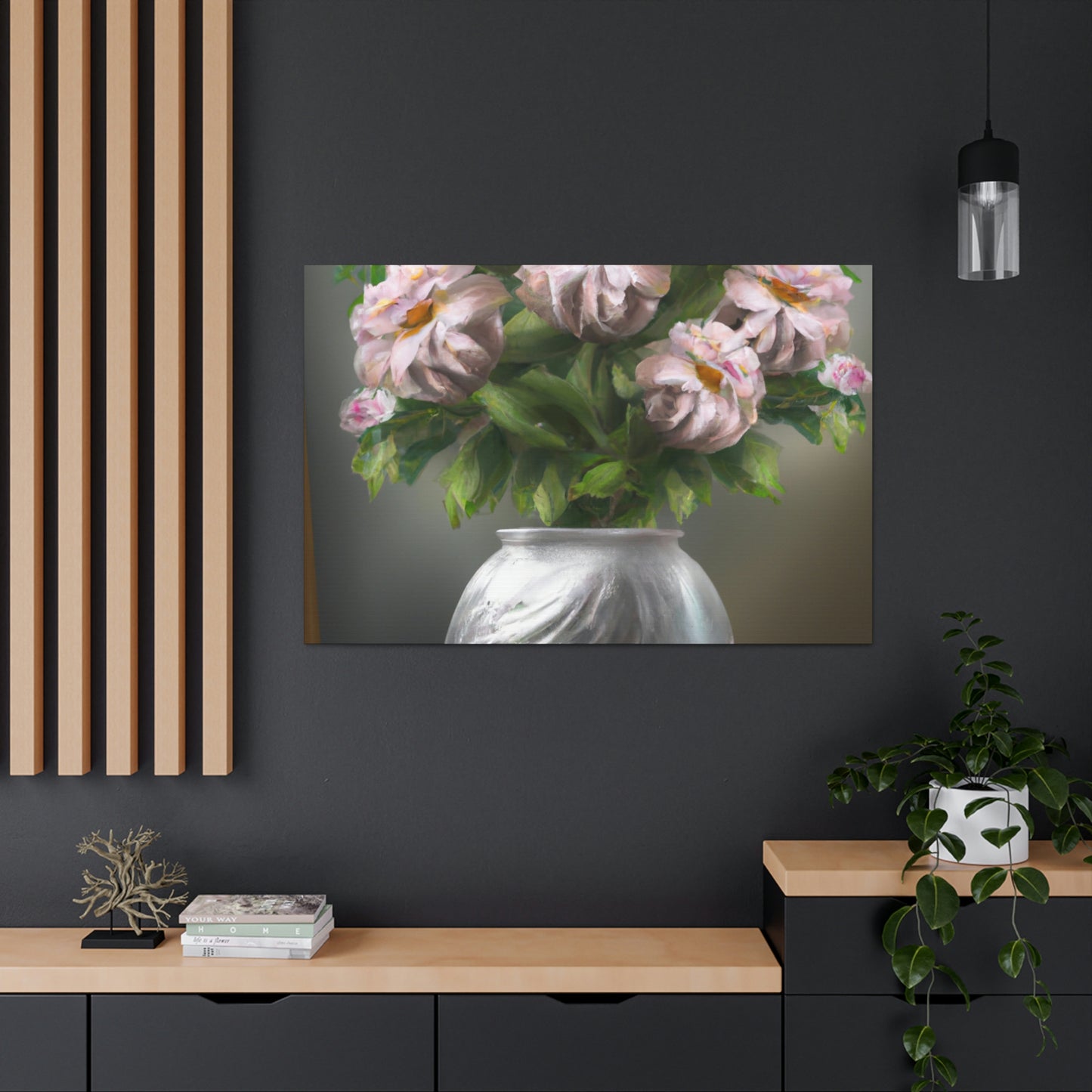Vase Bouquet Bloom - Canvas