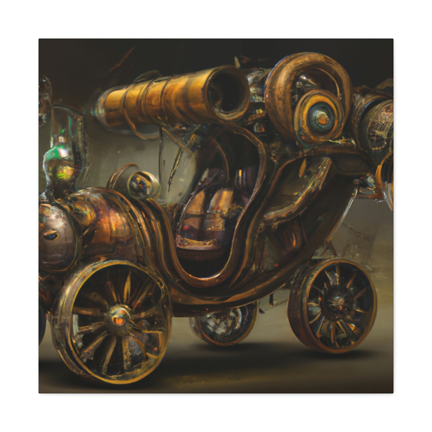Steampunk Motorcar - Canvas