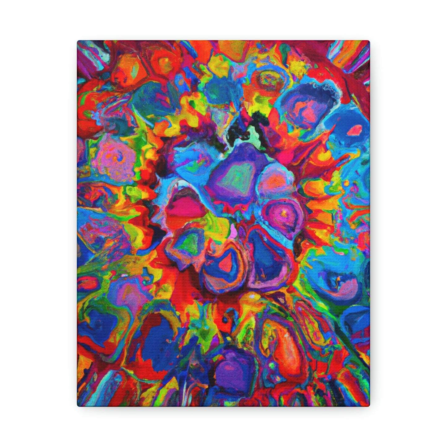 Trippy Floral. - Canvas