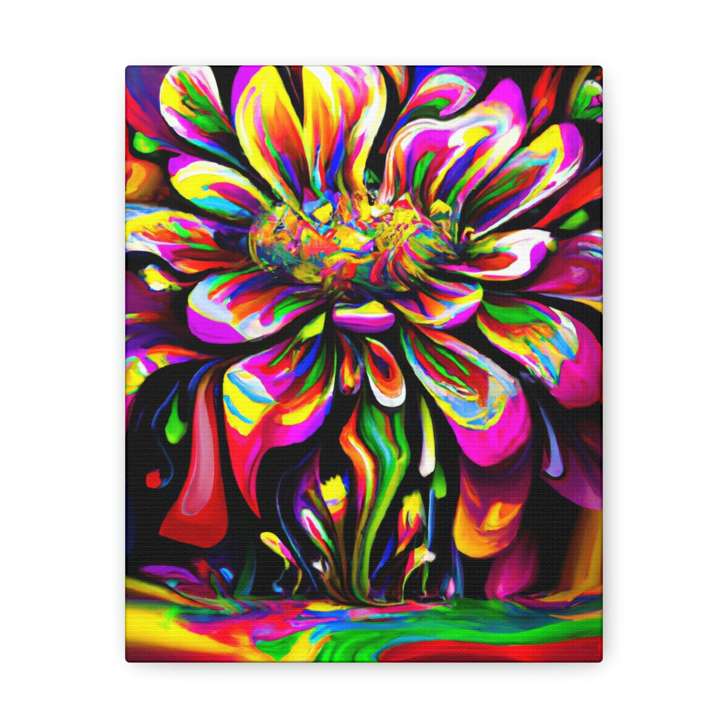 Groovy Bloom. - Canvas