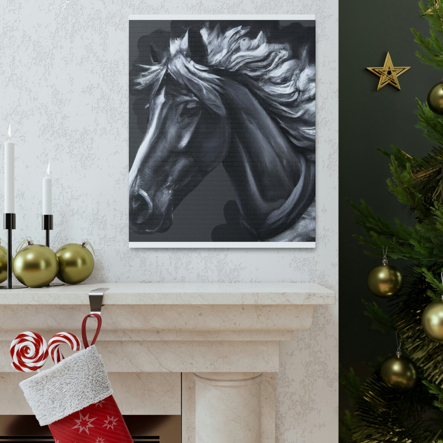 Equine Lattice - Canvas