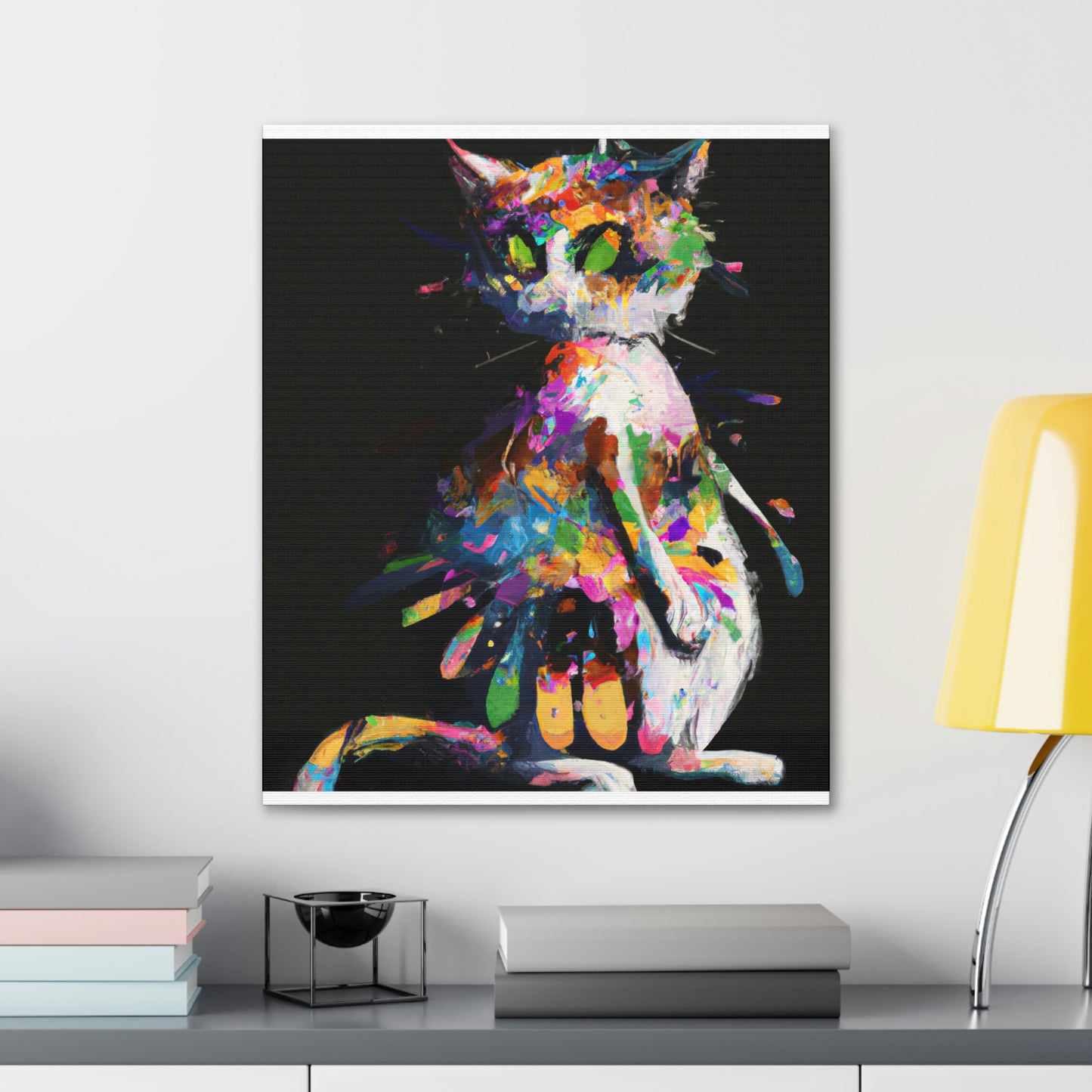 Flower Cat - Canvas