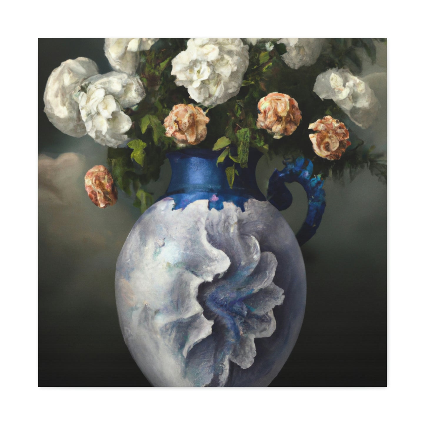 Floral Eternity Bliss - Canvas