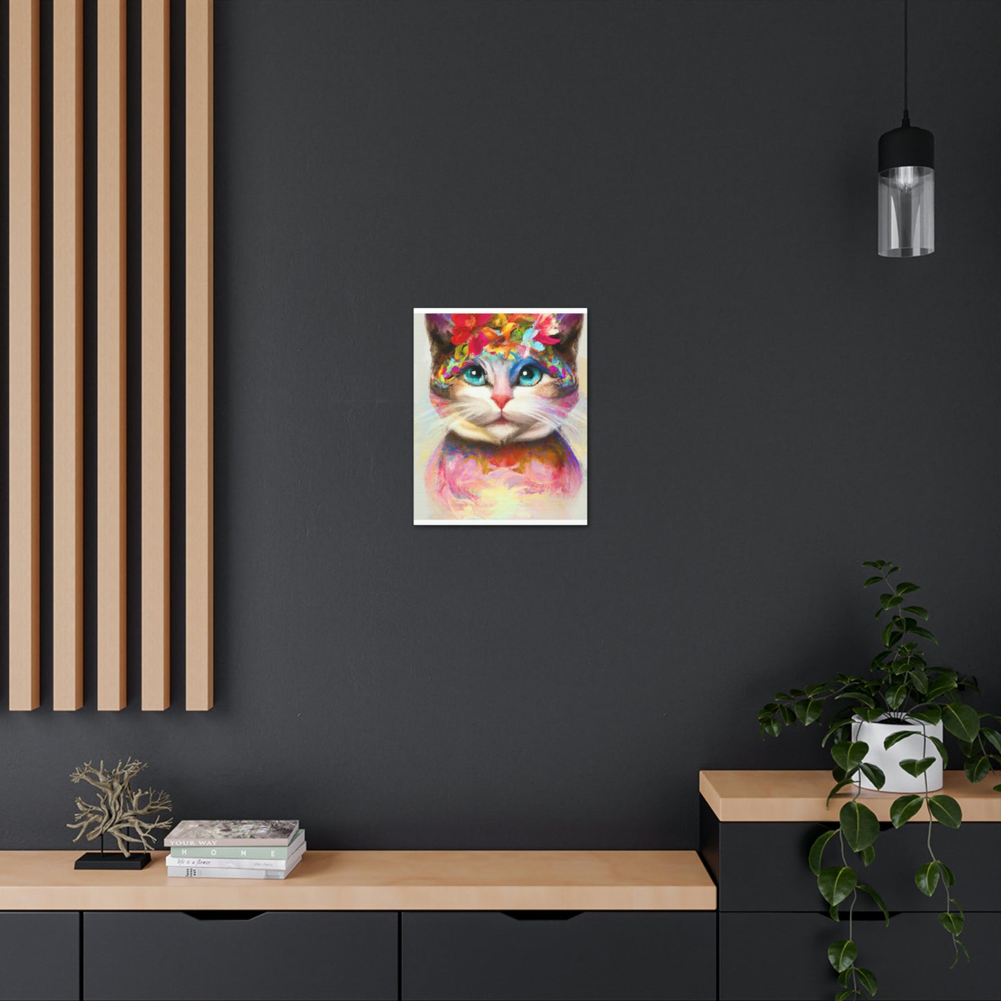 Bloom Cat - Canvas
