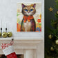 Feline Flora - Canvas