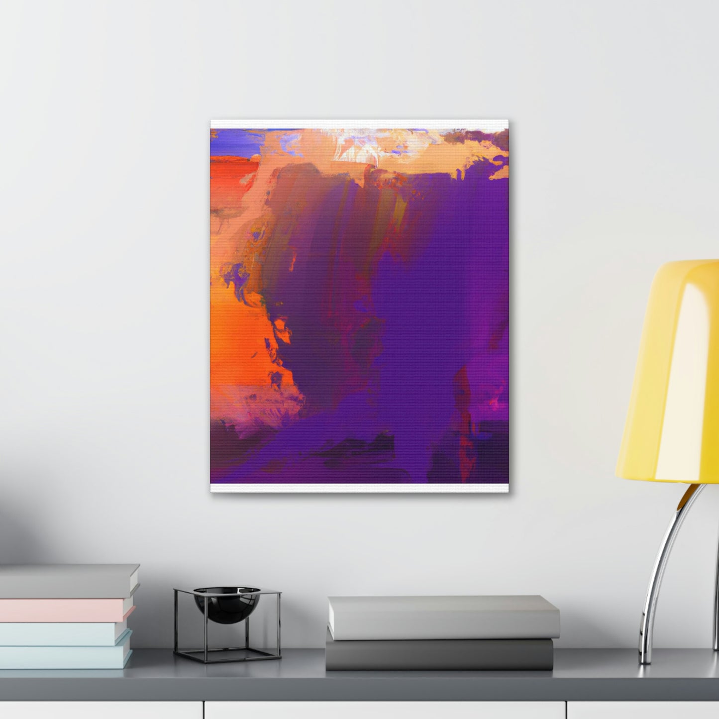 "Brushed Hues" - Canvas