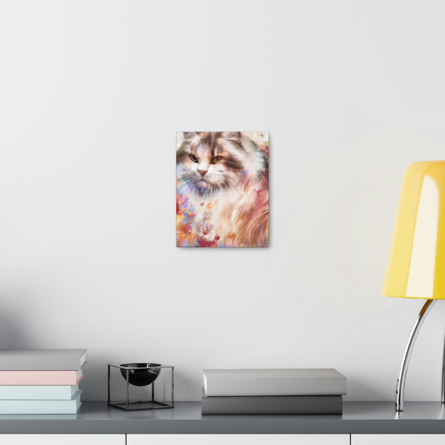 Feline Flora. - Canvas