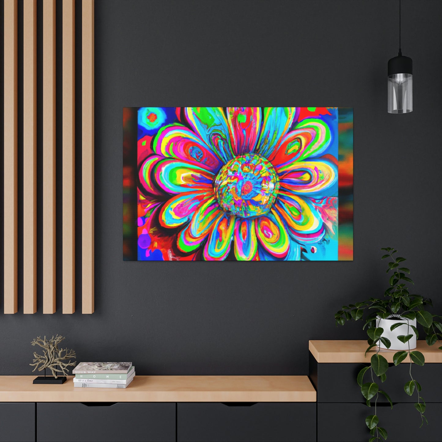 Vivid Bloom. - Canvas