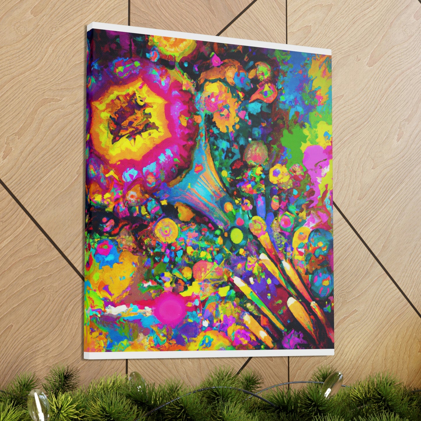"Psychedelic Bloom" - Canvas