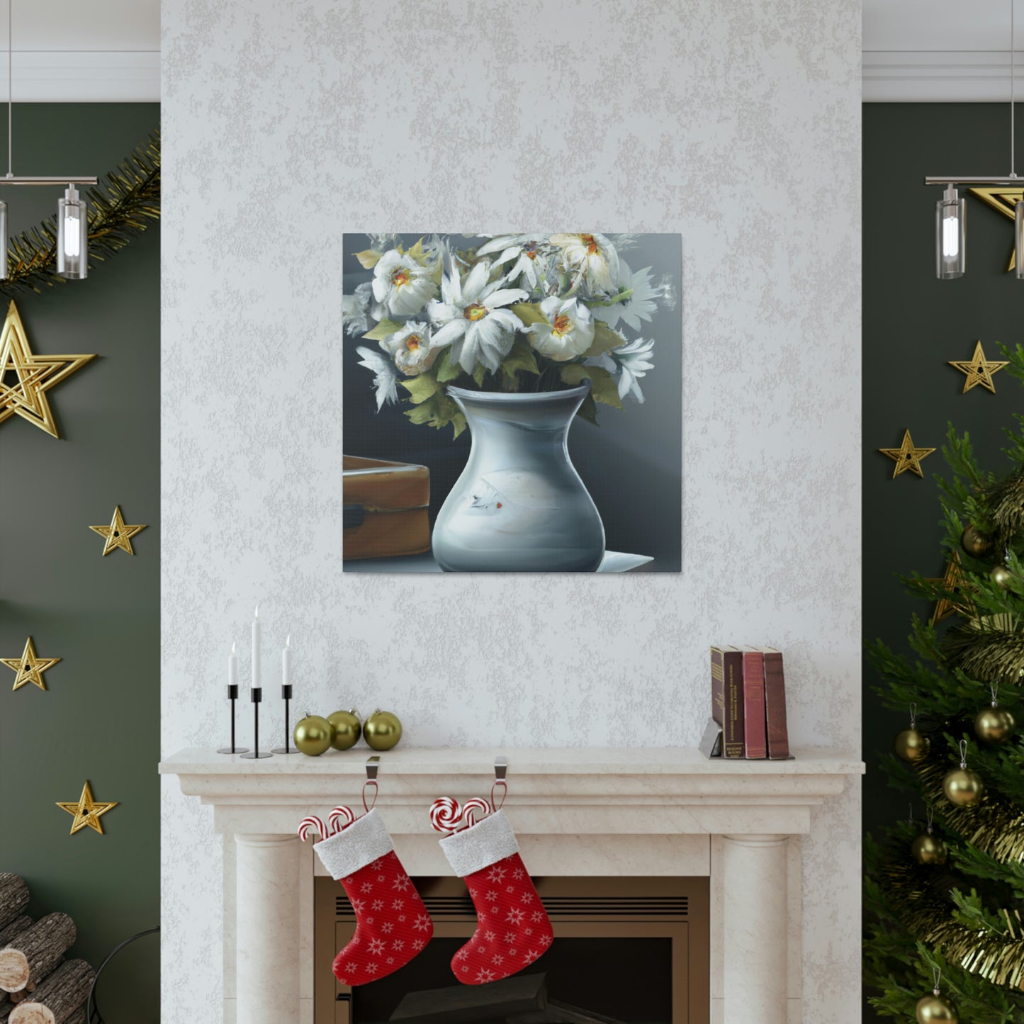 "Flower Vase Redux" - Canvas