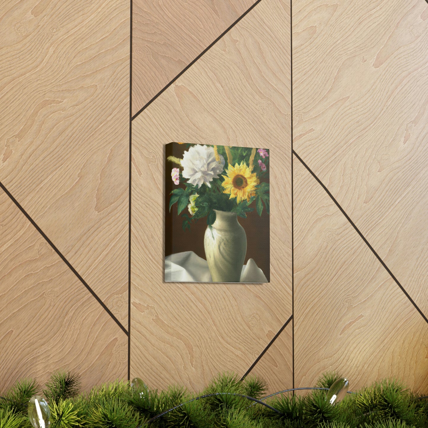 Floral Essence Glow. - Canvas