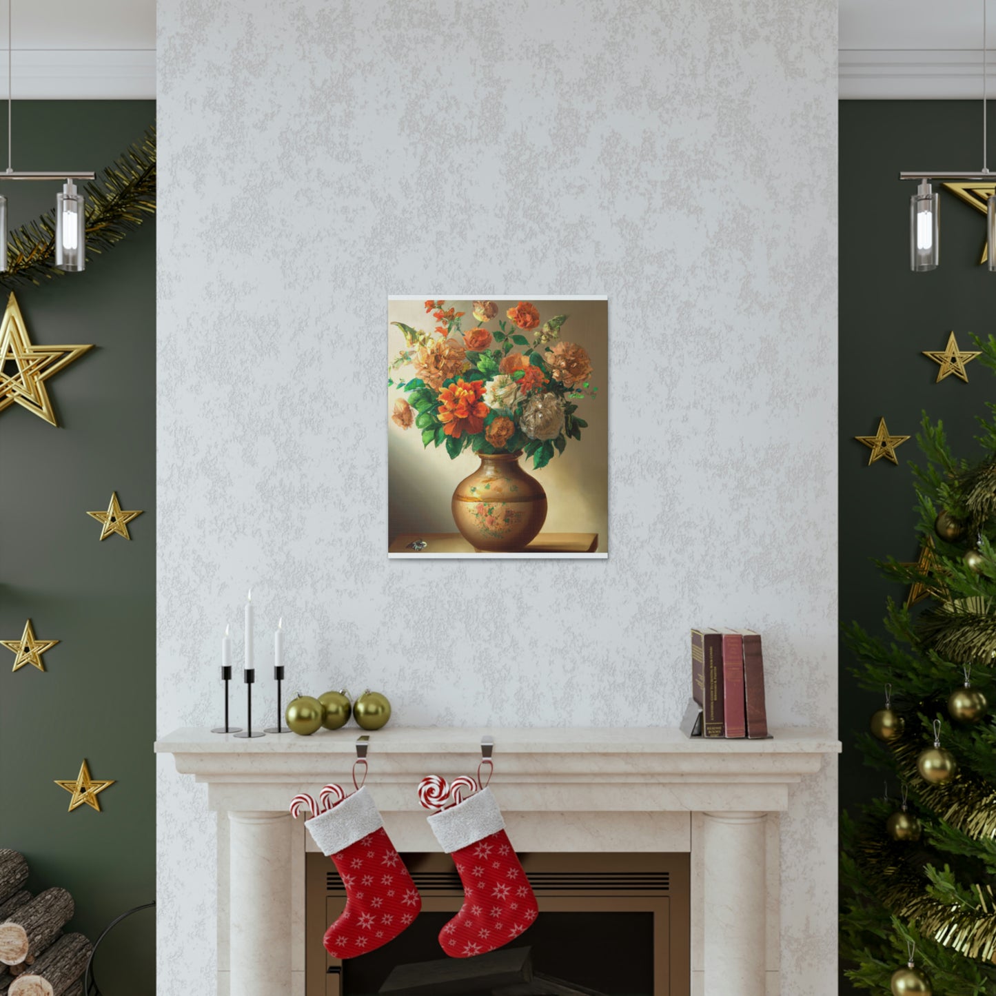 Floral Finesse Honed. - Canvas