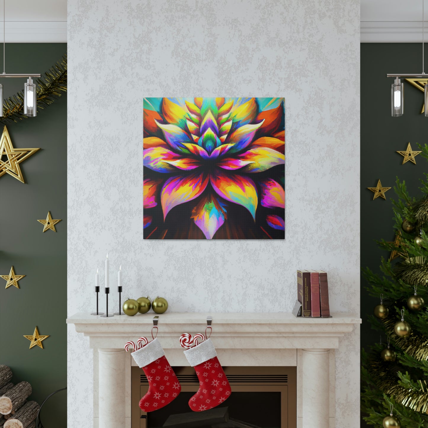 "Vivid Blooms" - Canvas