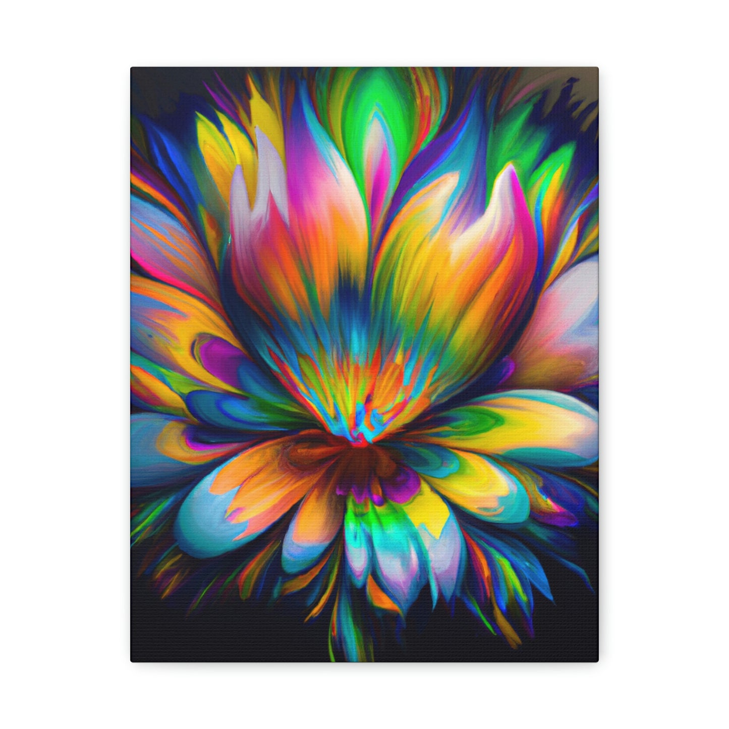 "Psychedelic Bloom" - Canvas