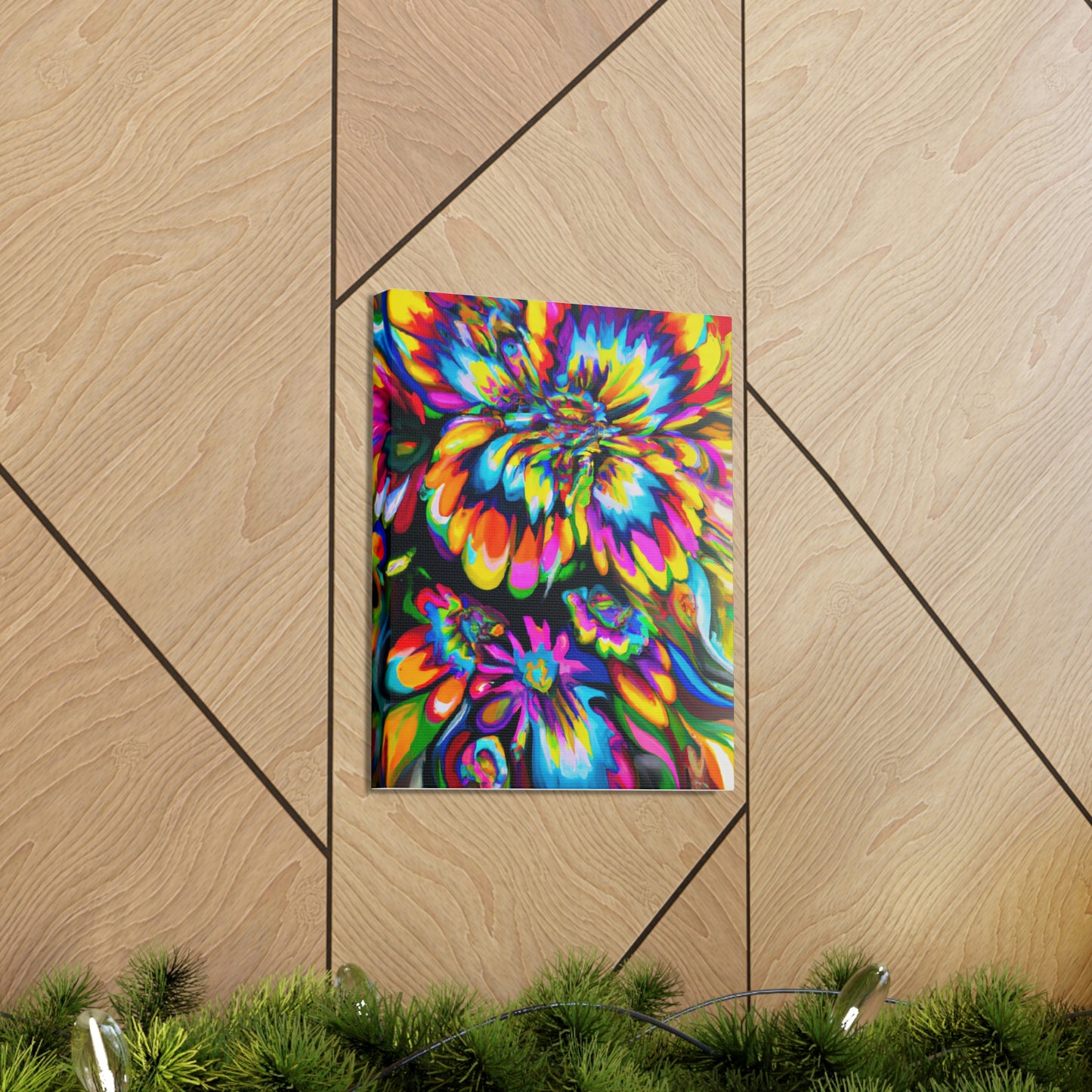 Joyful Bloom. - Canvas