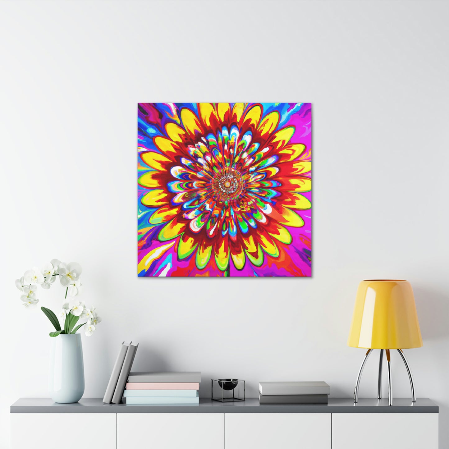 "Vivid Plume" - Canvas